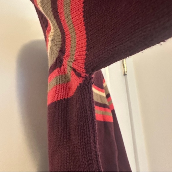 Vintage Esprit Maroon Knit Crewneck Pullover Sweater Size Small Women’s - Picture 9 of 11